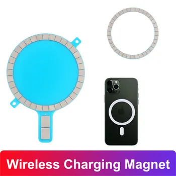 2 buc de Încărcare Wireless Magnet Pentru iPhone 12 Mini 12 11 Pro Max XS XR 8 Telefon Mobil Caz Magnetic Puternic Capacul din Spate Pentru Magsafe