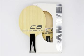 SANWEI C6LD Balsa de Carbon Tenis de Masă Lama/ ping-pong lama/ table tennis bat Transport Gratuit