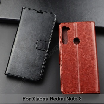 Pentru Xiaomi Redmi Nota 8 Flip Portofel din Piele PU Caz