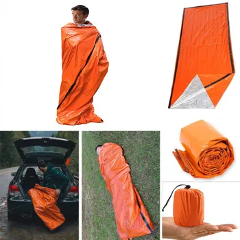 De Urgență Sac De Dormit Termică Impermeabil Pentru Supraviețuire În Aer Liber Camping Drumetii Usoare Design Bun