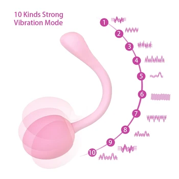 IKOKY Îndoire Vibratoare Ou de sex Feminin Masturbator 10 Viteza de G-spot Clitoris Vagin Stimulator Penis artificial Vibratoare Jucarii Sexuale pentru Femei
