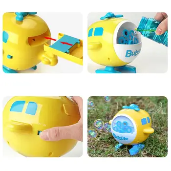 Masina De Bule Automate Jucarii Copii Bubble Blower Aparat De Bubble Toys Baloane De Săpun Apă Jucării Pentru Copii În Afara Dropshipping