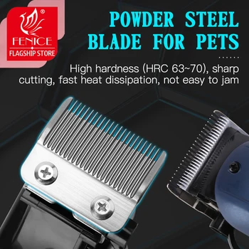 Fenice Electrice Pet Clipper Profesionale Grooming Kit Baterie Reîncărcabilă Pisica Animale De Companie Câine De Tuns Aparat De Ras Set Animale De Păr De Tăiere