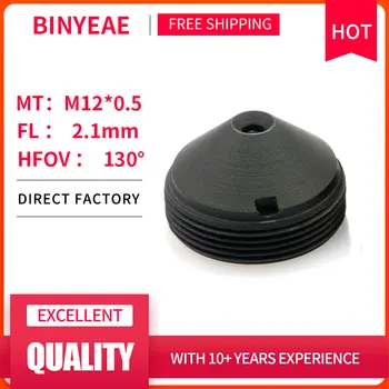 BINYEAE HD 2MP Mini Obiectiv 2.1 mm M12 Lentilă Pinhole F2.0 1/4