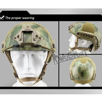 RAPID MH Militare Tactice Casca de Protecție de Vânătoare Cap Protector Paintball CS Wargame Căști de protecție