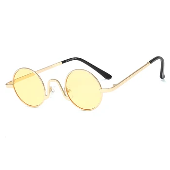 Moda de metal runde ochelari de soare pentru copii baieti si fete cu anti-reflexie în oglindă ochelari clasic copii în aer liber ochelari de soare uv400