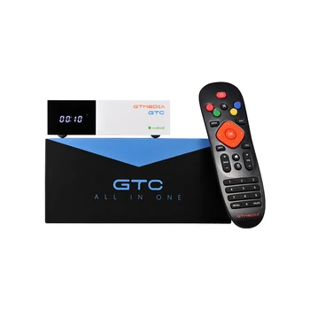 GTmedia GTC Android 6.0 Smart TV BOX 6.0 2GB 16GB S905D 4K H. 265 Wifi Netflix Receptor de Satelit 2G+16G Wifi 2.4 g