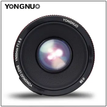YONGNUO YN50mm F1.8 II Obiectiv Standard Obiectiv de Prim Deschidere Mare Auto-Focus aparat de Fotografiat Obiectiv pentru Canon EOS 70D 5D2 5D3 600D Camera DSLR