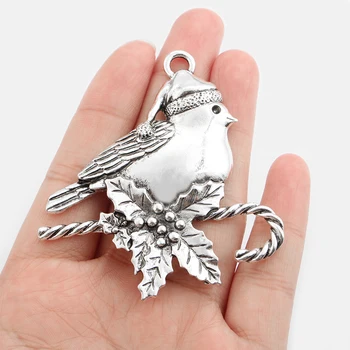 30pcs Mare drăguț Coțofana păsări lucky Charms pandantiv colier bijuterii de luare material