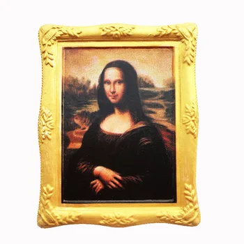 France Louvre Zâmbet de Mona Lisa Frigider Magneți de Suveniruri Suveniruri Turistice Frigider Autocolante 3d Rășină Magnet de Frigider Decor