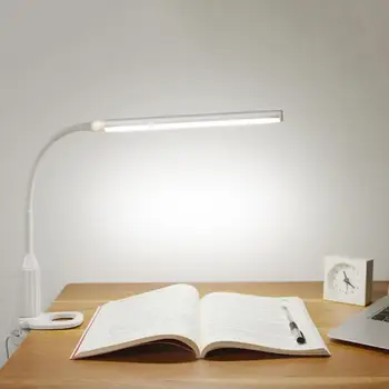 Lampa de birou Carte Lampa LED Clip Lumină pentru Citit Booklight Decor Acasă Lanterna Studiu Pian Reglabil Portabil Flexibil