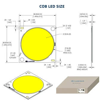 COB LED-uri Cresc de Lumină întregul Spectru Luminous CXM32 1000W 3500K CONDUS de Plante în Creștere Lampa Pentru Interior cu efect de Seră de Plante Toate Etapele