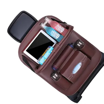 Auto Scaun Spate Organizator Vehicul Scaun Tableta Telefon Potabilă Suport Sticla De Buzunar De Depozitare Sac