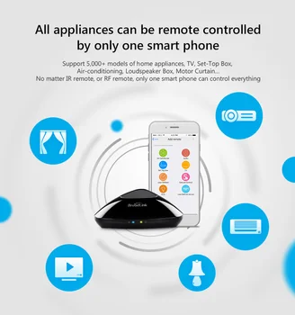 Original Broadlink RMPro+ sau RMmini3 Universal Telecomanda Smart Home Automation WiFi+IR+RF control Prin IOS Android