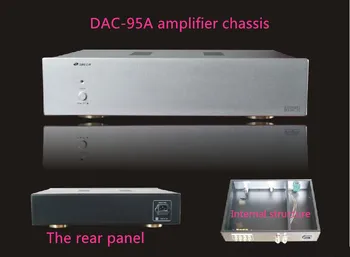 DAC95-UN șasiu standard /panouri de Aluminiu fier de corp sasiu/Pre-amplificator șasiu /amplificator șasiu/AMP caz Cabina de DIY cutie