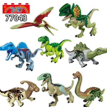 77086 Blocuri Dinozaur Cifrele de Vânzare Set /8PcFerocious Lume Dinozaur Pteranodon D-REX Tyrannosaurus Rex Pentru Copii Jucarii