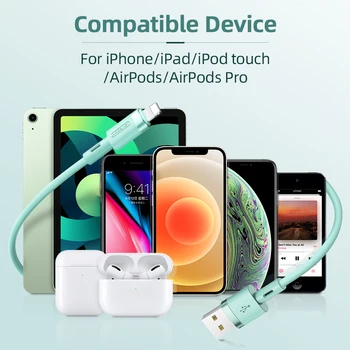 2 BUC Cablu USB Pentru iPhone Cablu 12 Pro Max XS XR X 8 7 6S SE 2020 iPad Încărcare Rapidă Cablu de Cablu de Date Pentru iPhone Încărcător Sârmă 3A