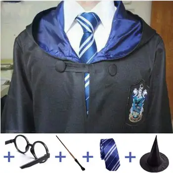 Costum Potter Mantie cu Cravată Eșarfă Scrisoare de Acceptare Adult Cosplay Cadouri Petrecere Elevii Fani