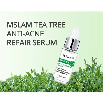 MSLAM Naturale de Arbore de Ceai, Extract pentru a Elimina Și de a Desaliniza Acnee Reparații Îngrijire Facială Serum 15ml