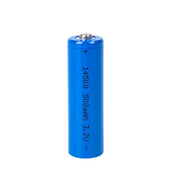 14500 baterie litiu fosfat de fier No. 5 3.2v500mAh baterie reîncărcabilă, gazon lampa de fier baterie cu litiu