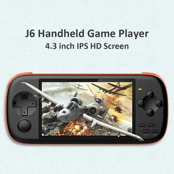 Powkiddy J6 Handheld Consola de jocuri Adulti Portabile Mini-Jocuri Player Portabil de Buzunar Joc MP5 Player 16GB Card TF