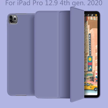 Pentru Noul iPad pro de 12.9 inch 2020 Smart case Tri-fold moale suport capac pentru iPad Pro de 12.9