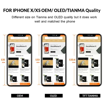 Pentru iphone XR Display LCD Pentru Tianma OEM Telefon Mobil Ecran Digitizer Pentru iphone XR ecran LCD de Asamblare Negru Cu Instrumente
