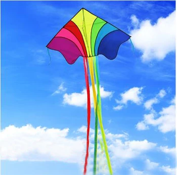 Transport gratuit rainbow zmeu copii zmeu cu vultur zmeu în aer liber zbor hcxkite fabrica de albine zmee pentru copii trilobit zmeu windzak