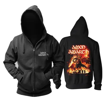 Bloodhoof Amon Amarth Heavy metal negru bărbați Hoodie de bumbac din Asia Dimensiune