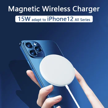 15W Magnetic Wireless Încărcător pentru iphone 12 mini/12 pro rapid wireless charging pad pentru iphone 12 pro max/iphone magsafe