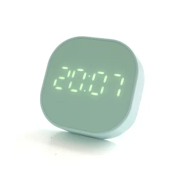 LED Ceas de Masa Proaspete Simplu Ceas de Birou cu Funcție de Amânare Voice Control Electronic Digital Ceas de Perete cu Temperatura Show
