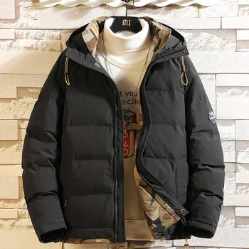 HCXY brand nou 2020 moda mens jacheta de iarna îngroșa cu gluga haine masculine casual, Jacheta, jachete si paltoane pentru barbati