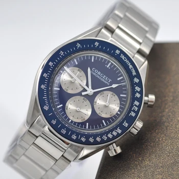 Corgeut Barbati Ceas Sport de 24 de ore Multifuncțional cronograf Ceasuri de Top de Brand de Lux din oțel Inoxidabil curea Cuarț Bărbați Ceasuri