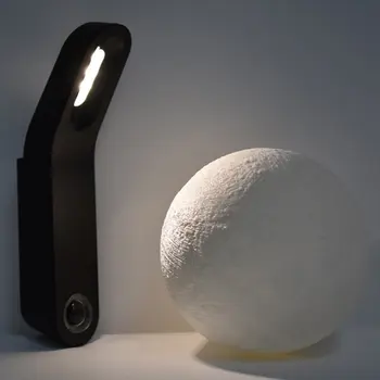 USB Senzor de Mișcare PIR, lumina de Noapte LED Corpului Uman Lampă de Inducție Dulap Scara de Lumină Lămpi de Perete Noutate Cadou