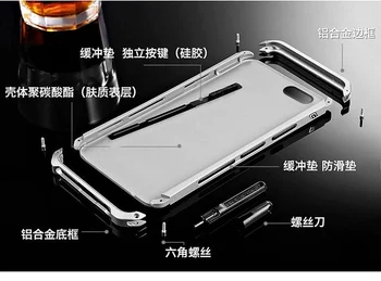 Pentru Xiaomi Mi 6 Caz Capacul din Metal de Lux Aluminiu Plastic Dur Armura Telefon Caz pentru Xiaomi Mi 8 9 se PRO Antișoc Capacul din Spate