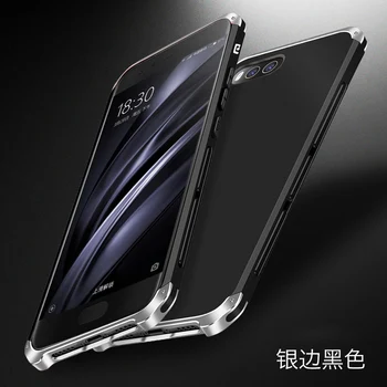 Pentru Xiaomi Mi 6 Caz Capacul din Metal de Lux Aluminiu Plastic Dur Armura Telefon Caz pentru Xiaomi Mi 8 9 se PRO Antișoc Capacul din Spate