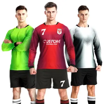 Oamenii de Fotbal Jersey Seturi Mâneci Lungi Fotbal uniforme Personalizate de Formare de fotbal Uniforme Haine Sport de Fotbal, Trening sport