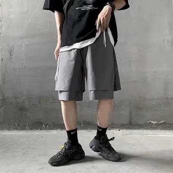 BXyichen 2020 original funcționale scule pantaloni scurți pentru bărbați valul de brand casual, în cinci puncte pantaloni versiunea coreeană de modă pantaloni largi
