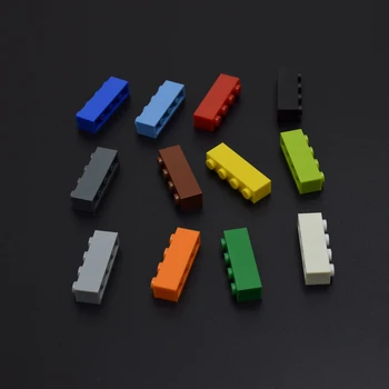 50Pcs Copii de Învățare Zid de Cărămizi de Construcție Plastic Jucării Blocuri Părți 1x4 DIY Asamblat Jucarii Pentru Copii Cadou Legoed