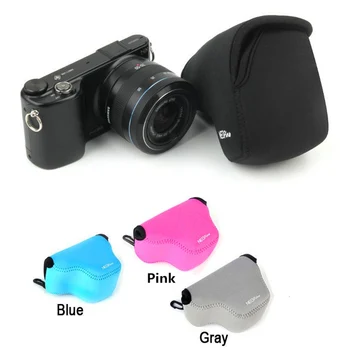 Neopren Moale camera de caz Pentru SAMSUNG NX1000 NX1100 s. nx 2000 NX3300 NX3000 20-50mm portabil sac de aparat de Fotografiat Husă Protector de Acoperire
