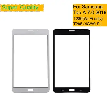 10buc/lot Pentru Samsung Galaxy Tab 7.0 2016 SM-T280 SM-T285 T280 T285 Ecran Tactil Panoul Frontal Exterior Lentilă de Sticlă de Înlocuire