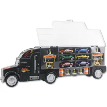 Aliaj Garaj Auto Model Auto Copii Cadou Camion De Jucărie Mașină Recipient Interactive Mini