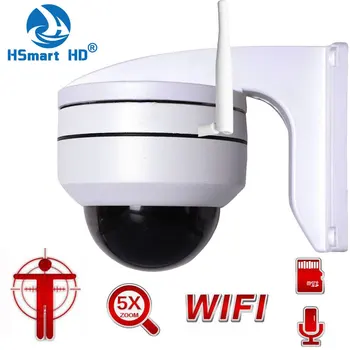 H. 265 5MP HD Super Zoom 5X Urmărire Automată PTZ Wifi Camera IP Wireless de Exterior Camera ONVIF Audio de Securitate CCTV aparat de Fotografiat
