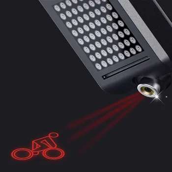 USB Reîncărcabilă Inteligent Inducție Biciclete Spate Lampă Semnalizare Coada de Lumină Biciclete Rutier Impermeabil MTB de Cotitură Lumini Felinar