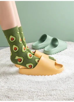 LLUUMIU papuci de casă 2020 Niki Kanye Crocks Vara Multicolor Plajă-side Flip-flop Sandal Confortabil Respirabil slide-uri de femei