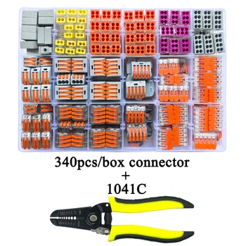 Conector de sârmă 340PCS/Cutie Universal Compact Bloc Terminal de Iluminat Conector de Sârmă Pentru 5 Camera Mixtă de conectare Rapidă
