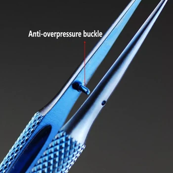 Titan Microchirurgie Instrument Platforma de Linii Curbe, Linii Drepte penseta 14cm telefon Mobil de reparații de pensete capul lățime de 0,15 mm