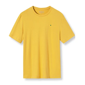 Markless Mens Bumbac, O-Neck Mâneci Scurte T-shirt, Broderie Vrac Multi-culoare de Vara Tricouri 2020 Moda Topuri T TXB0656M