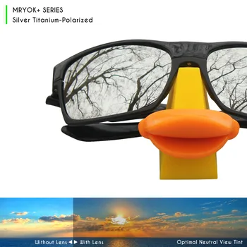 Mryok+ POLARIZAT Rezista la Apa Lentile de Înlocuire pentru Oakley Jawbone ochelari de Soare de Argint sau Titan