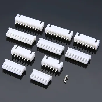 25 Set JST-XH 2.54 mm Terminal de Locuințe PCB Antet Fir Conectori 6p 7p 8p 9p 10 Pin cu Cutie Mayitr